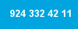 924 332 42 11 924 332 42 11